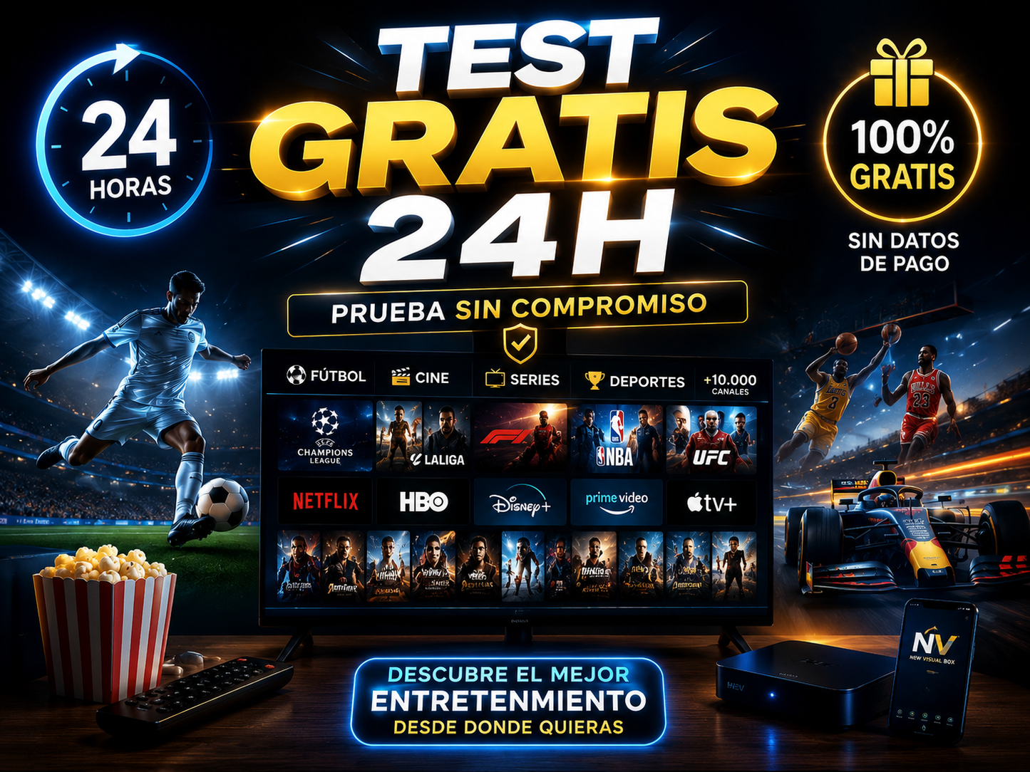 Test gratis 24h (clicar y ver instrucciones)